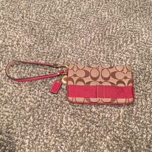 Coach wristlet